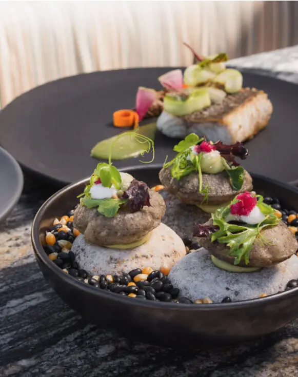 Bocadillos guardados en el plato