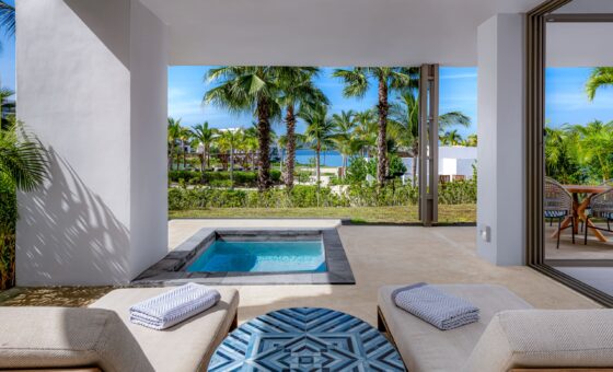 Private pool room with Ocean Views